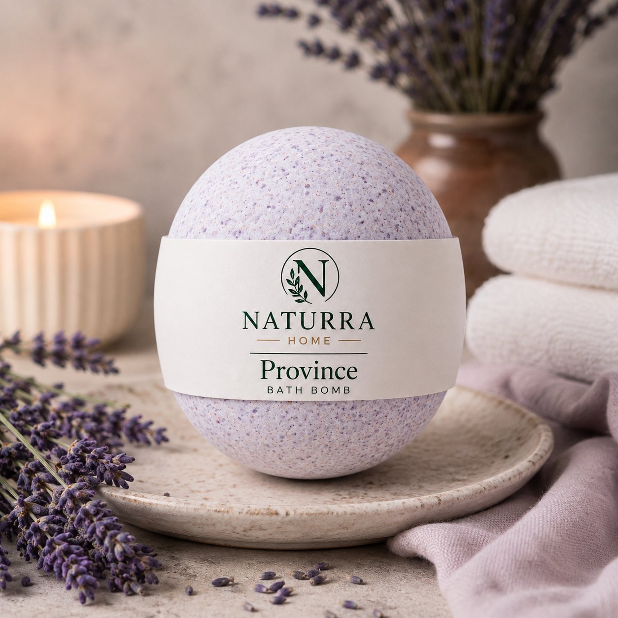 PROVENCE — Lavender Essential Oil Bath Bomb